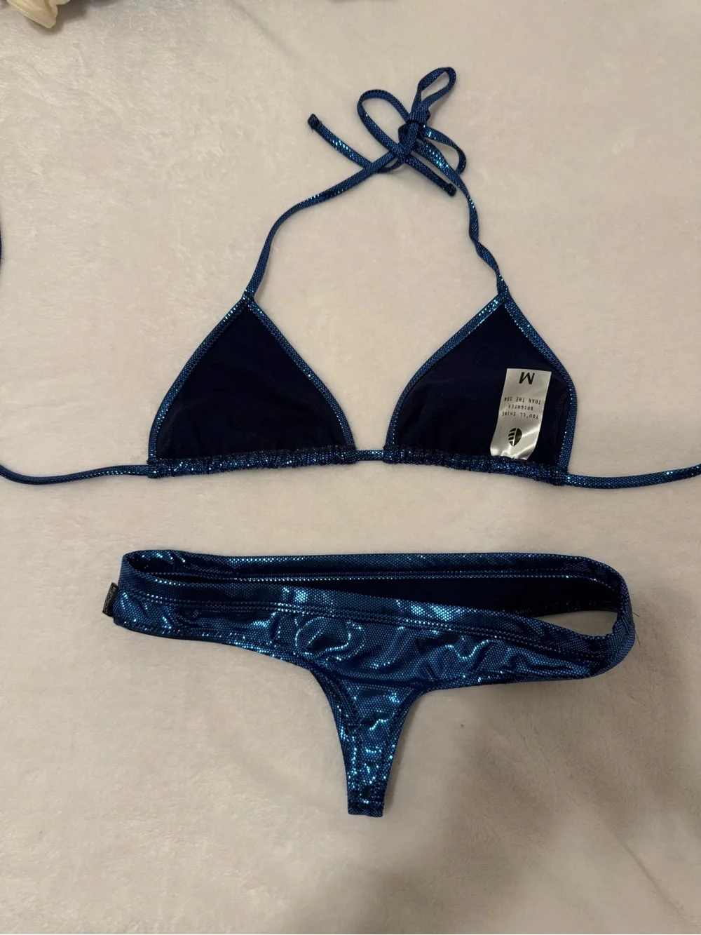 Blue Shimmer bikini set